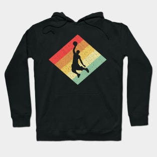 Retro Vintage 80s Basketball Gift For Basketball Players Hoodie